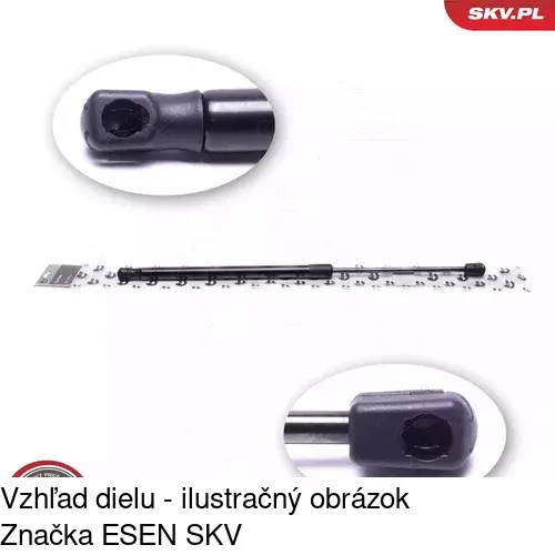 Plynová pružina 2902ABD /POLCAR/ - obr. 3