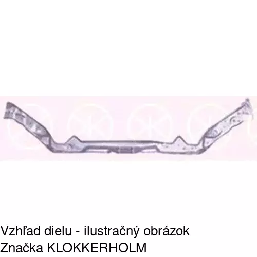 Horný nosník predného čela POLCAR 291204-2