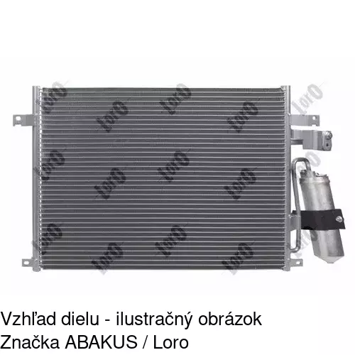 Chladiče klimatizácie 2934K8C1 /POLCAR/ - obr. 1