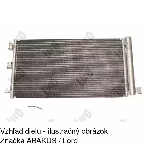 Chladiče klimatizácie 3003K8C1S /POLCAR/ - obr. 3