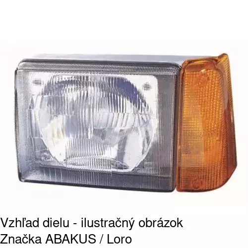 Hlavný reflektor 3004090E /POLCAR/ - obr. 2
