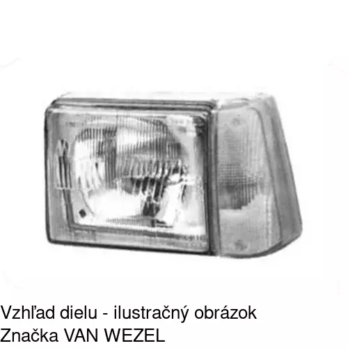 Hlavný reflektor 3004103E /POLCAR/ - obr. 3