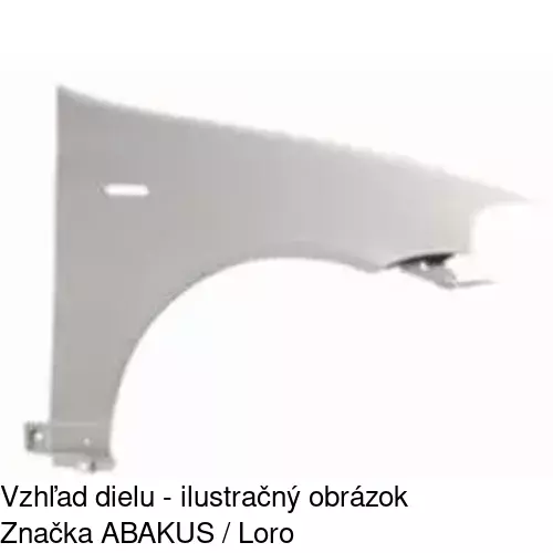 Predný blatník 300602 /POLCAR/