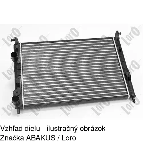 Chladiče vody 300608A2 /POLCAR/ - obr. 2