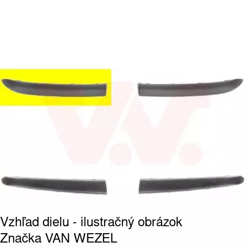Lišta nárazníka 30220718 /POLCAR/ - obr. 2