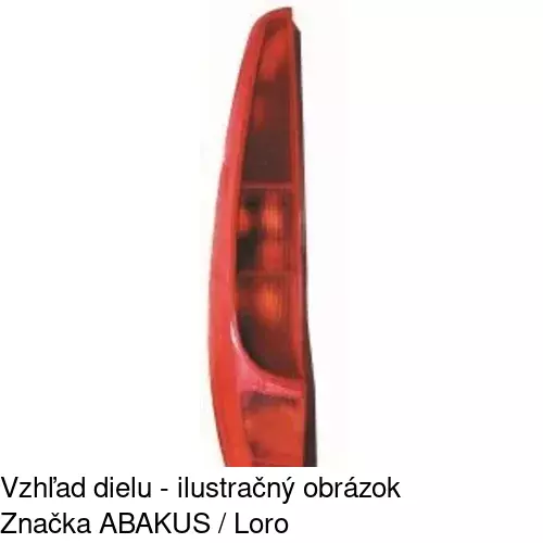 Zadné svetlo POLCAR 3022873E