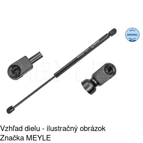 Plynová pružina 3022AB /POLCAR/ - obr. 2