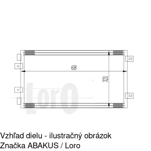 Chladiče klimatizácie 3022K8C3 /POLCAR/ - obr. 3