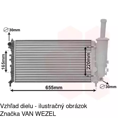 Chladiče vody 302308-6 /POLCAR/ - obr. 4