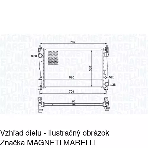 Chladiče vody POLCAR 3024081X