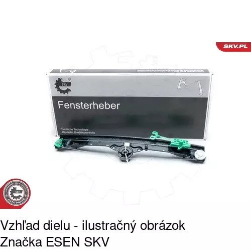 Elektrický mechanizmus okna dverí 3024PSE1 /POLCAR/ - obr. 5