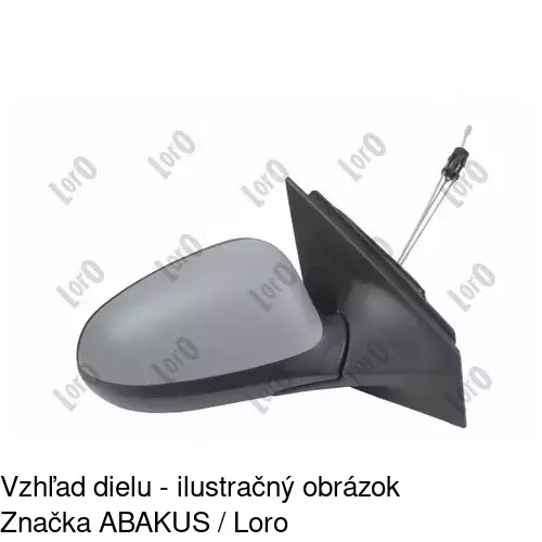 Vonkajšie zrkadlo 3031526E /POLCAR/ - obr. 4