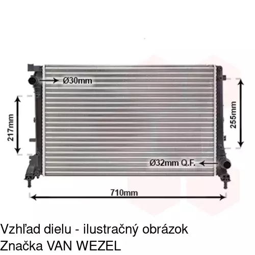 Chladiče vody 3035084X /POLCAR/ - obr. 2