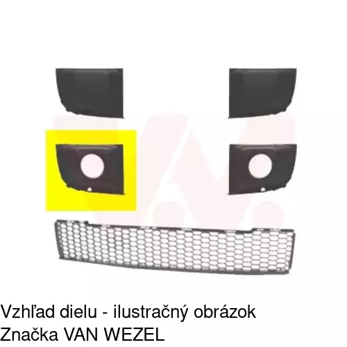Kryt v nárazníku 303527-4 /POLCAR/ - obr. 2
