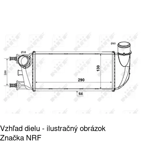 Chladiče vzduchu (Intercoolery) 3035J81X /POLCAR/ - obr. 1