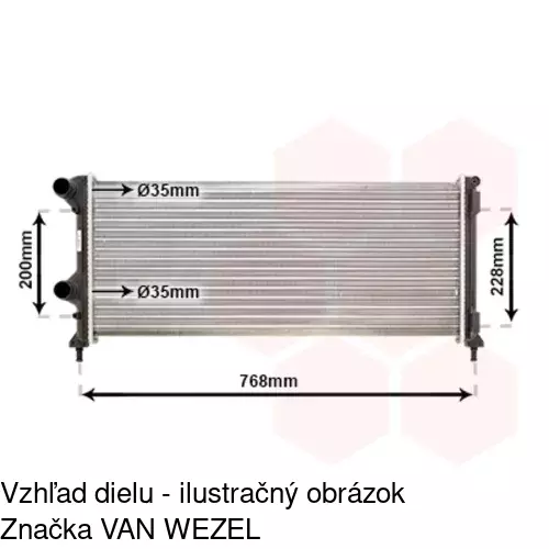 Chladiče vody 3040085X /POLCAR/ - obr. 5