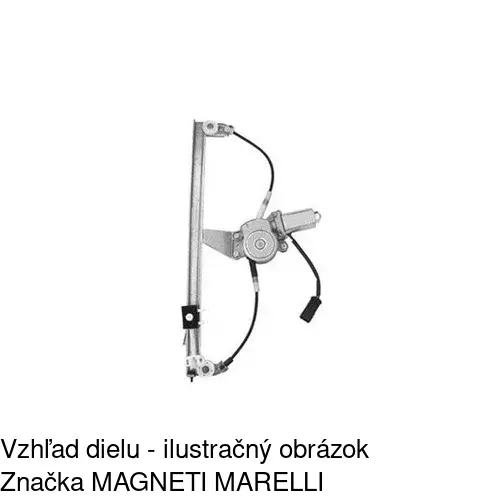 Elektrický mechanizmus okna dverí 3040PSE1 /POLCAR/ - obr. 2