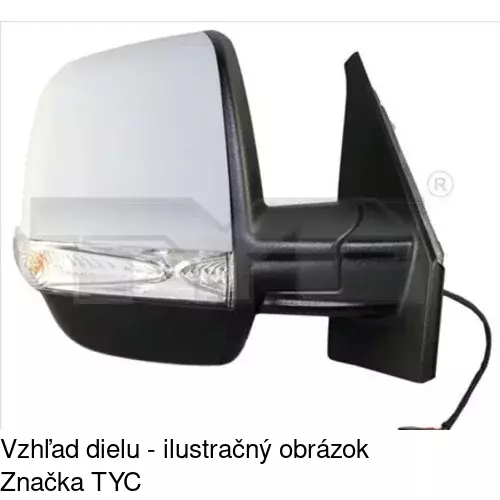 Rám vonkajšieho zrkadla 304254PM /POLCAR/ - obr. 5