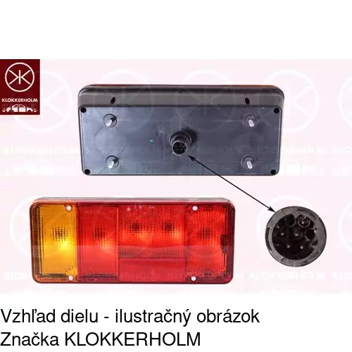 Zadné svetlo 3050878E /POLCAR/ - obr. 3