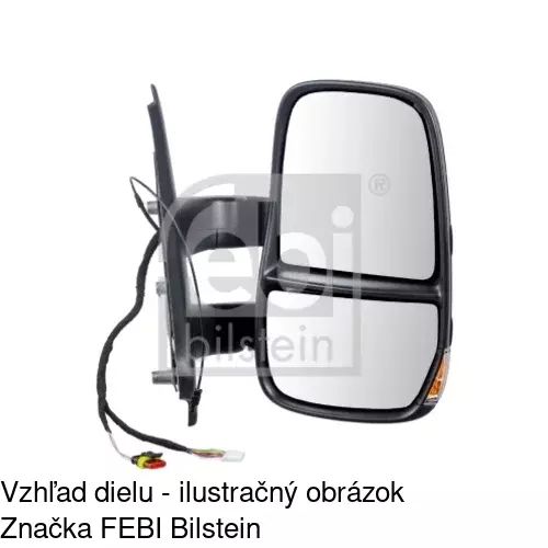 Vonkajšie zrkadlo 3080522M /POLCAR/ - obr. 3