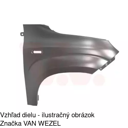 Predný blatník 30A102 /POLCAR/ - obr. 2