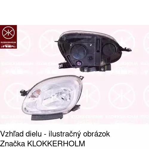 Hlavný reflektor 30A110-U /POLCAR/ - obr. 1