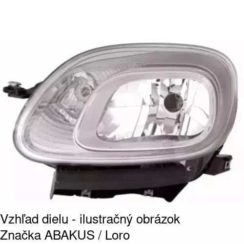 Hlavný reflektor 30A110-U /POLCAR/ - obr. 3