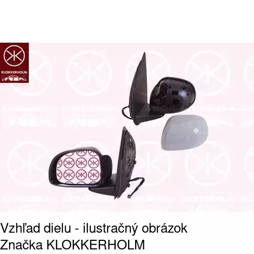 Vonkajšie zrkadlo 30A1517E /POLCAR/ - obr. 1