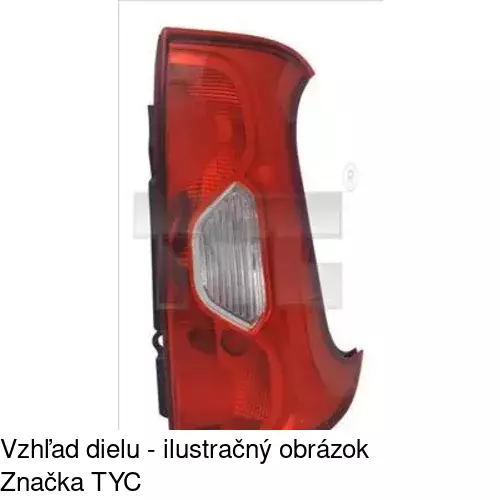 Zadné svetlo POLCAR 30A187-U