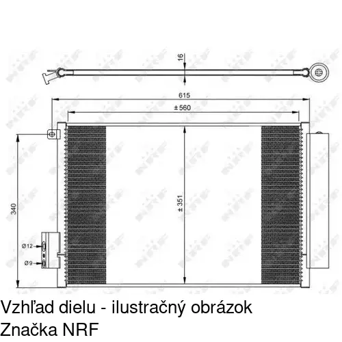 Chladiče klimatizácie 30L1K81X /POLCAR/ - obr. 1