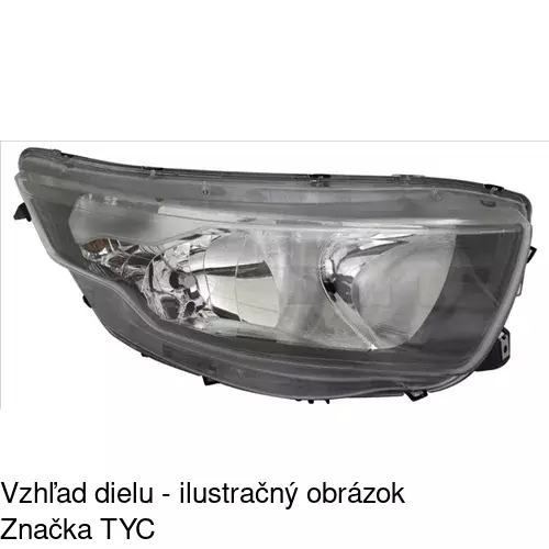 Hlavný reflektor POLCAR 30N210-U