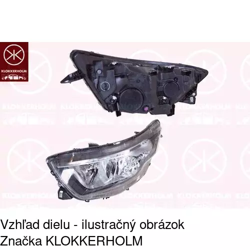 Hlavný reflektor 30N210-U /POLCAR/ - obr. 1