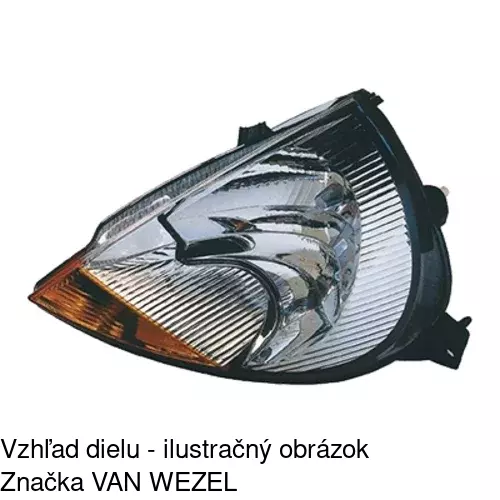 Hlavný reflektor 320009-E /POLCAR/ - obr. 5