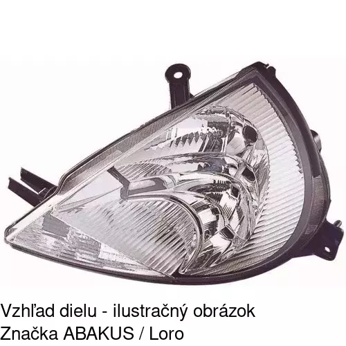 Hlavný reflektor 320010-E /POLCAR/ - obr. 4