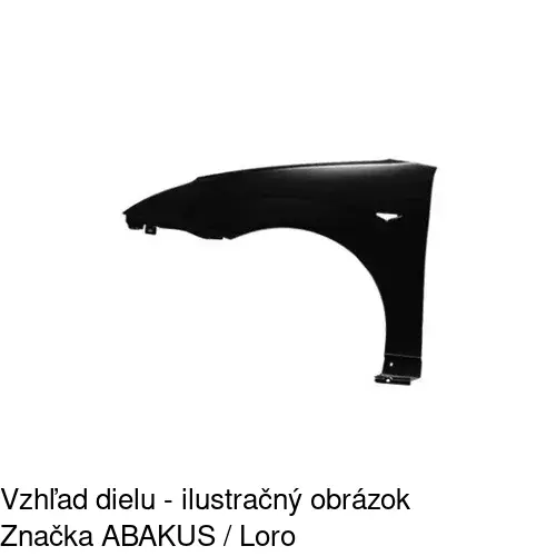 Predný blatník 320101 /POLCAR/ - obr. 1