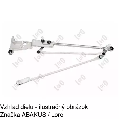 Náhon stieračov bez motora 3201MWP1 /POLCAR/ - obr. 2