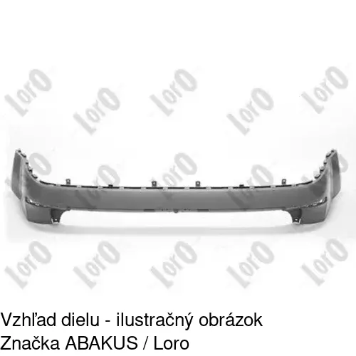 Zadný nárazník POLCAR 320296-4