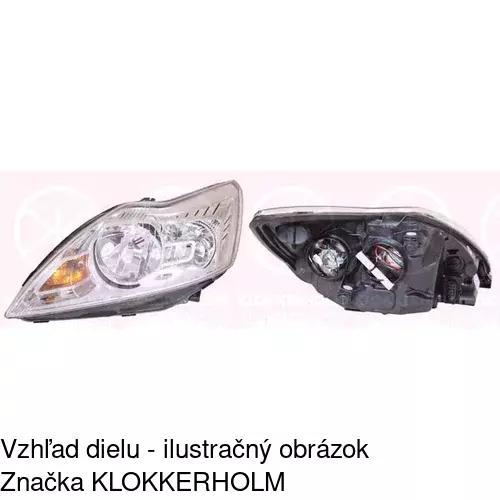 Hlavný reflektor 320509-T /POLCAR/ - obr. 3