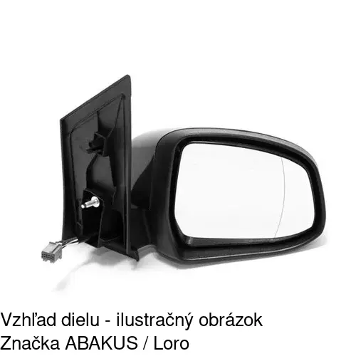 Vonkajšie zrkadlo 3205513S /POLCAR/ - obr. 2