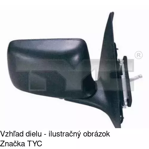 Vonkajšie zrkadlo 3206521M /POLCAR/ - obr. 1