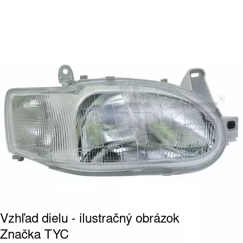 Hlavný reflektor POLCAR 3207093E