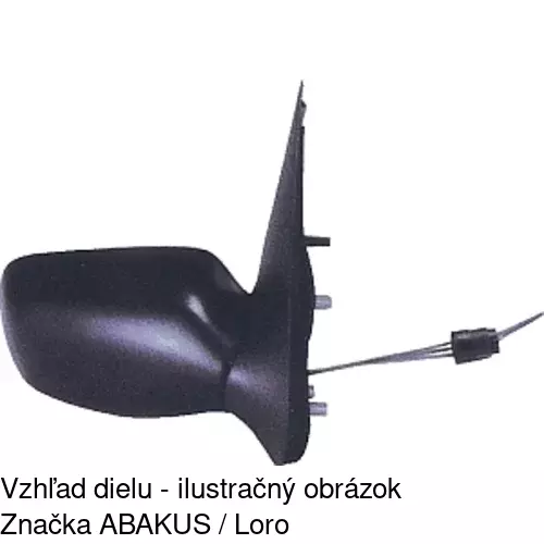 Vonkajšie zrkadlo 3210521M /POLCAR/ - obr. 5