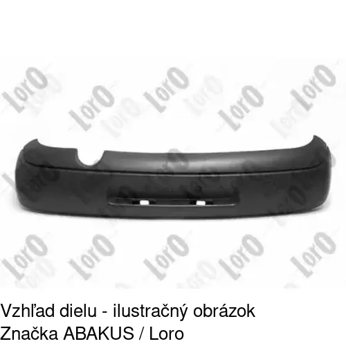 Zadný nárazník POLCAR 321096