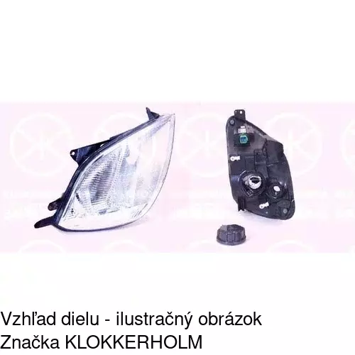 Hlavný reflektor POLCAR 321210-T