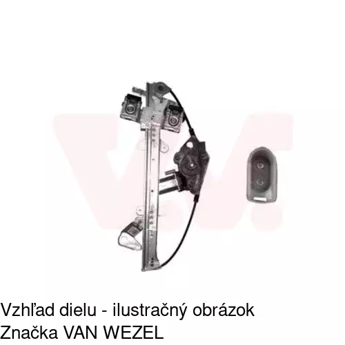 Elektrický mechanizmus okna dverí 3212PSE3 /POLCAR/ - obr. 4