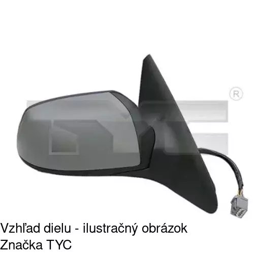 Vonkajšie zrkadlo 3218518E /POLCAR/ - obr. 1