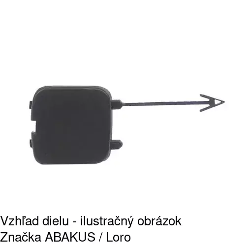 Záslepka ťažného háku 321996-9 /POLCAR/ - obr. 1