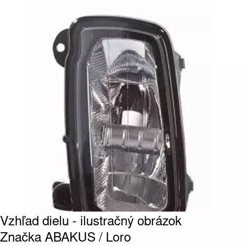 Hmlové svetlo - predné 3235290E /POLCAR/ - obr. 3
