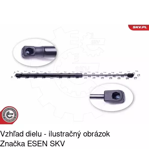 Plynová pružina 3235AB /POLCAR/ - obr. 4
