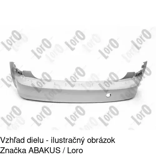 Zadný nárazník POLCAR 323696
